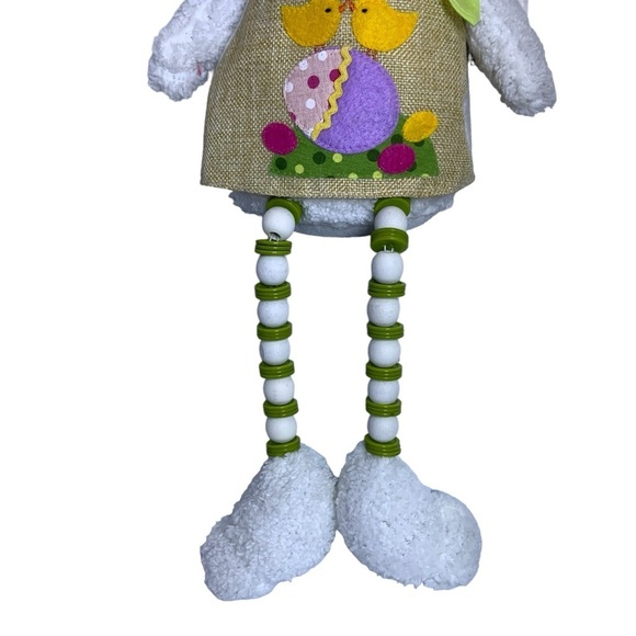 HomerBest Shelf Sitter Easter Bunny Home Decor Spring Rabbit Colorful Multicolor - Picture 3 of 16